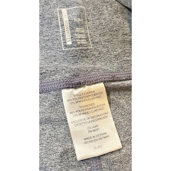 Mondetta Womens XL Grey Leggings High Rise Workout Pockets Athletic Yoga Pants - Picture 5 of 9